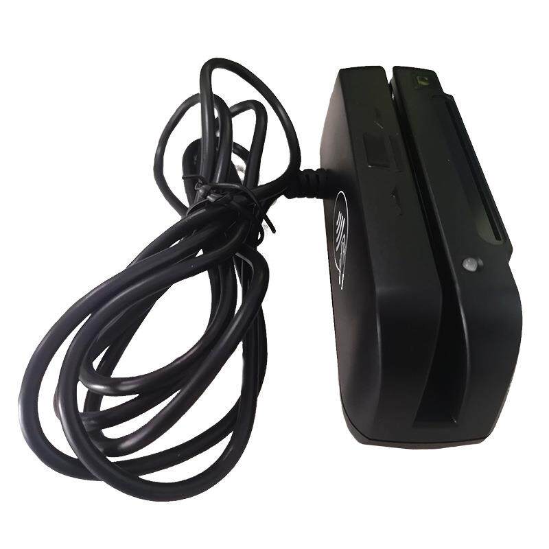 三合一USB口磁条卡接触式RFIDIC卡阅读器磁条刷卡机器读卡器