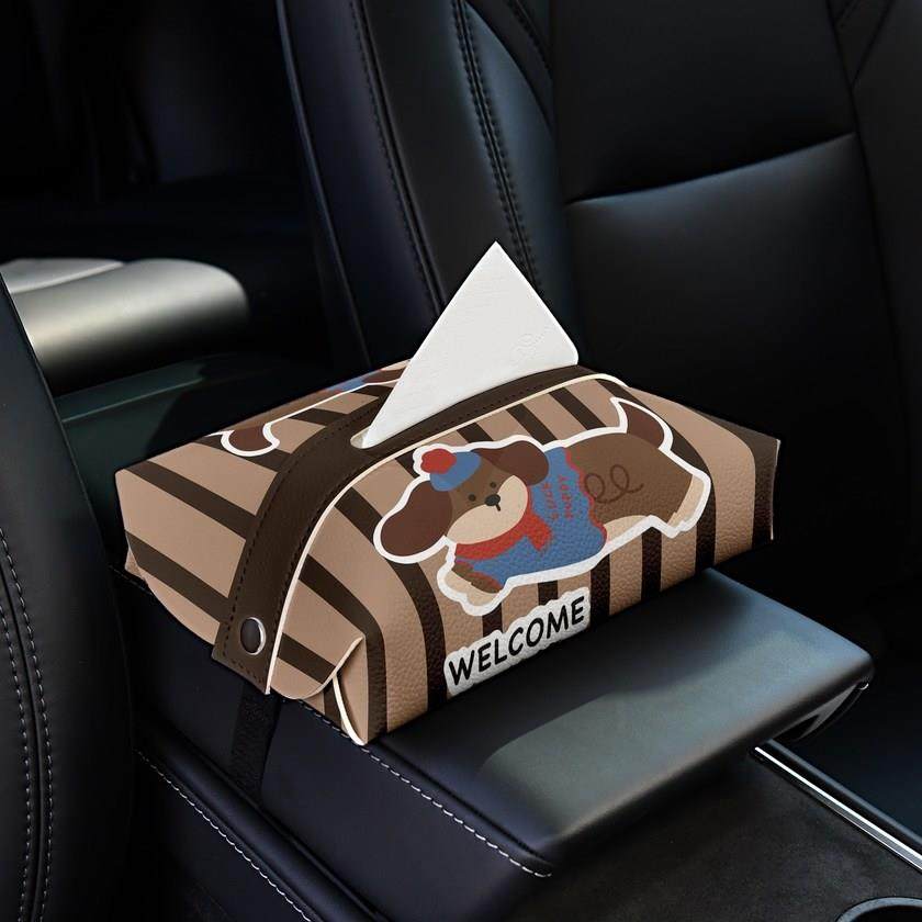 可爱腊肠狗车载纸巾盒汽车创意椅背纸巾包车内扶手箱多功能卫生纸,收纳整理,纸巾盒,淘宝优惠券,粉丝福利购,淘宝优惠卷