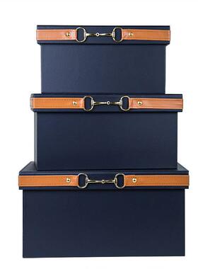 样板VYR间房室衣帽收盒纳箱收纳盒卧展厅陈列道具家居衣柜收纳摆