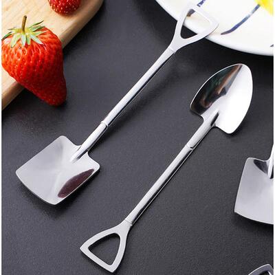 Cute small spoons for home dining, including watermelon-shap