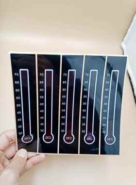 25-70度可逆测温纸NWDJ-1D可反复变色测温贴片温度标签150*30㎜
