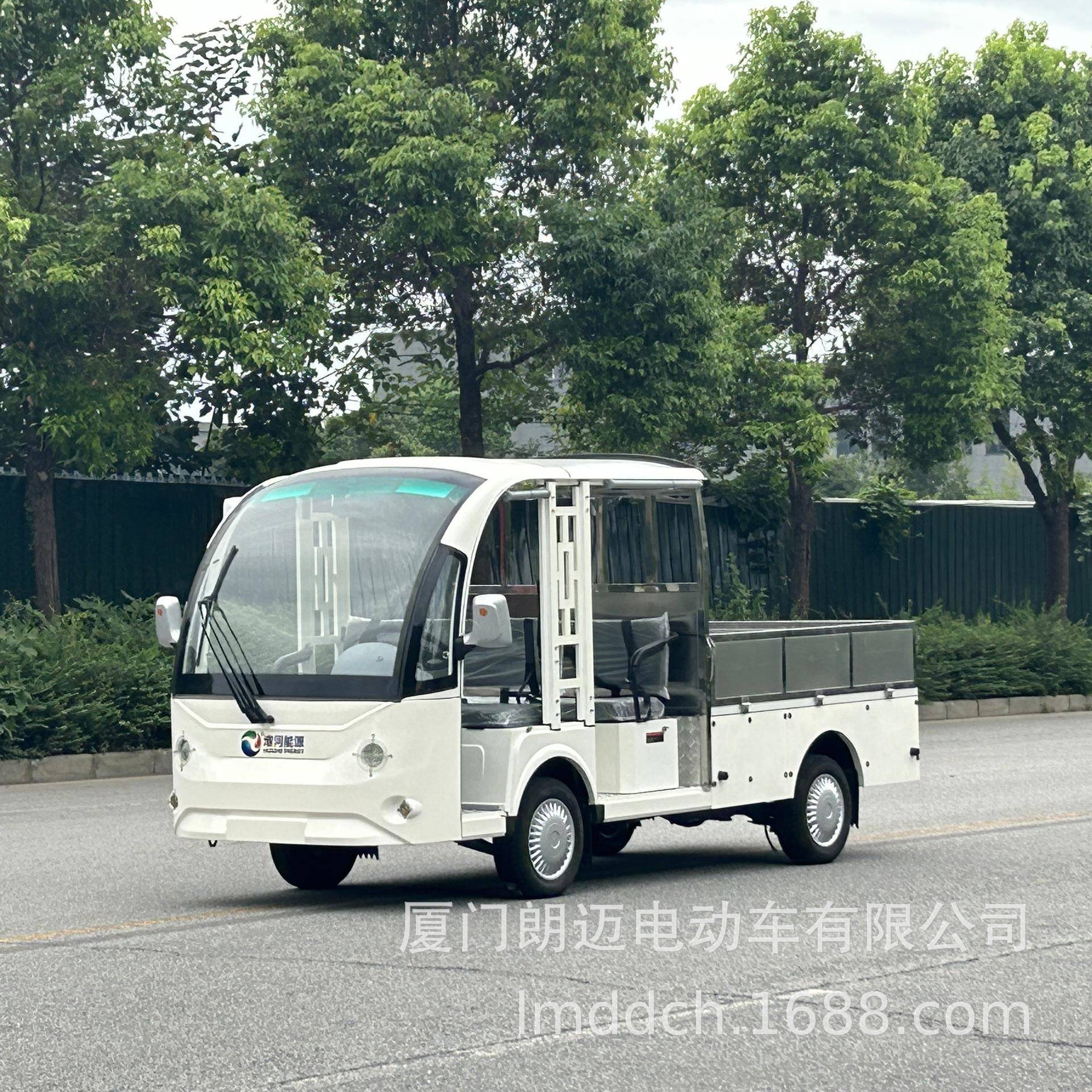 江苏LNG厂防爆电动巡检车4-5座电动小货车2排带货斗防爆电动车
