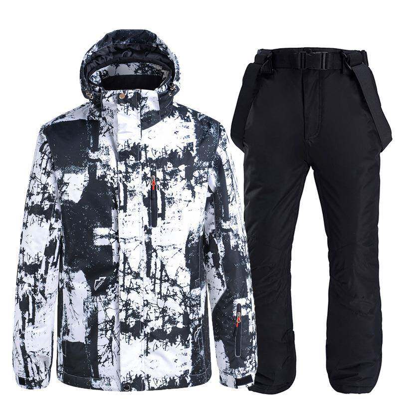 新款滑雪服套装男女款单板双板滑雪衣裤冬季户外保暖加厚
