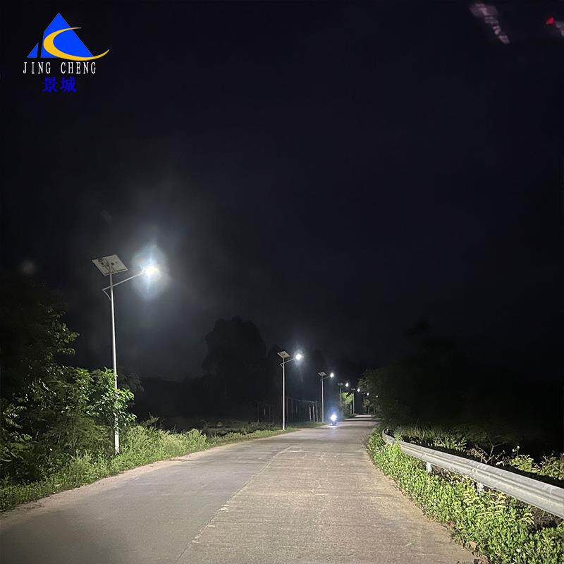LED太阳能路灯6米工程小区农村道路照明人体感应超亮