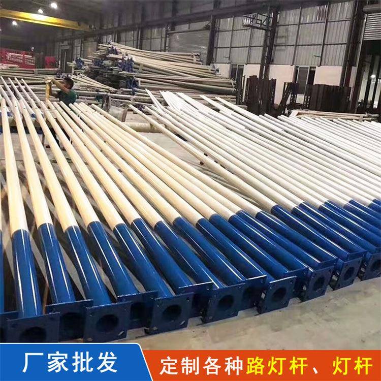 LED路灯6米7米8米市电路灯12米传统普通单杆双臂路灯