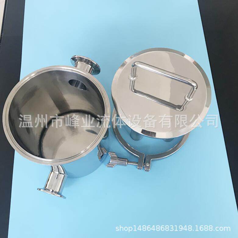 峰业直供304不锈钢除铁过滤器 磁棒磁铁性过滤器卫生级管道过滤器