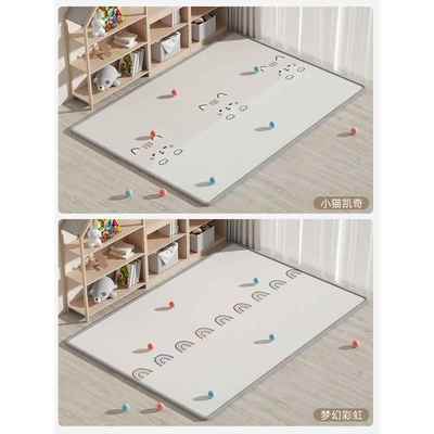 正品曼防龙PE环保X宝爬行垫加厚婴宝儿爬爬垫双面儿童滑游戏垫可