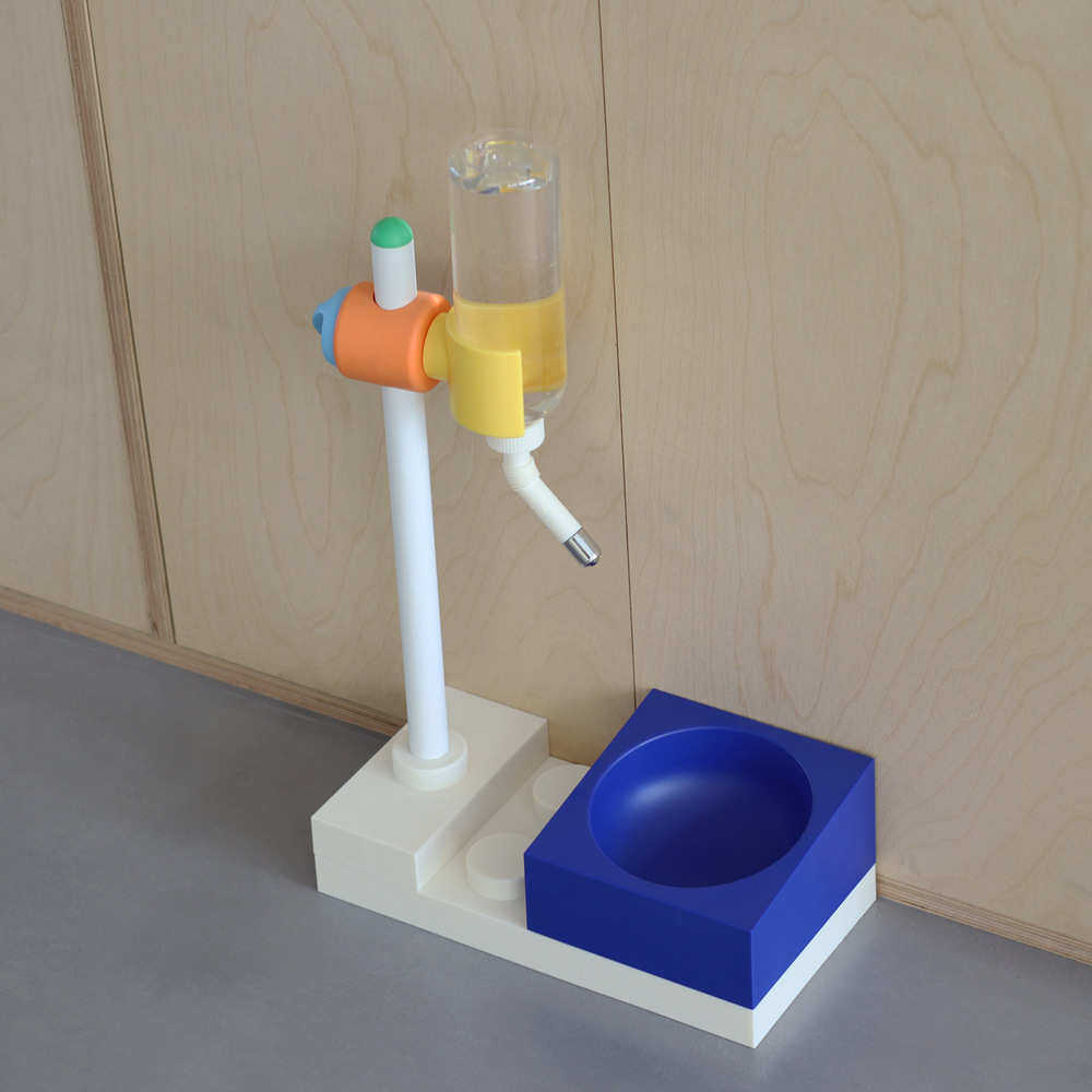 水器不湿宠物用品悬挂喝水滚珠ppkp嘴立式狗狗组合饮