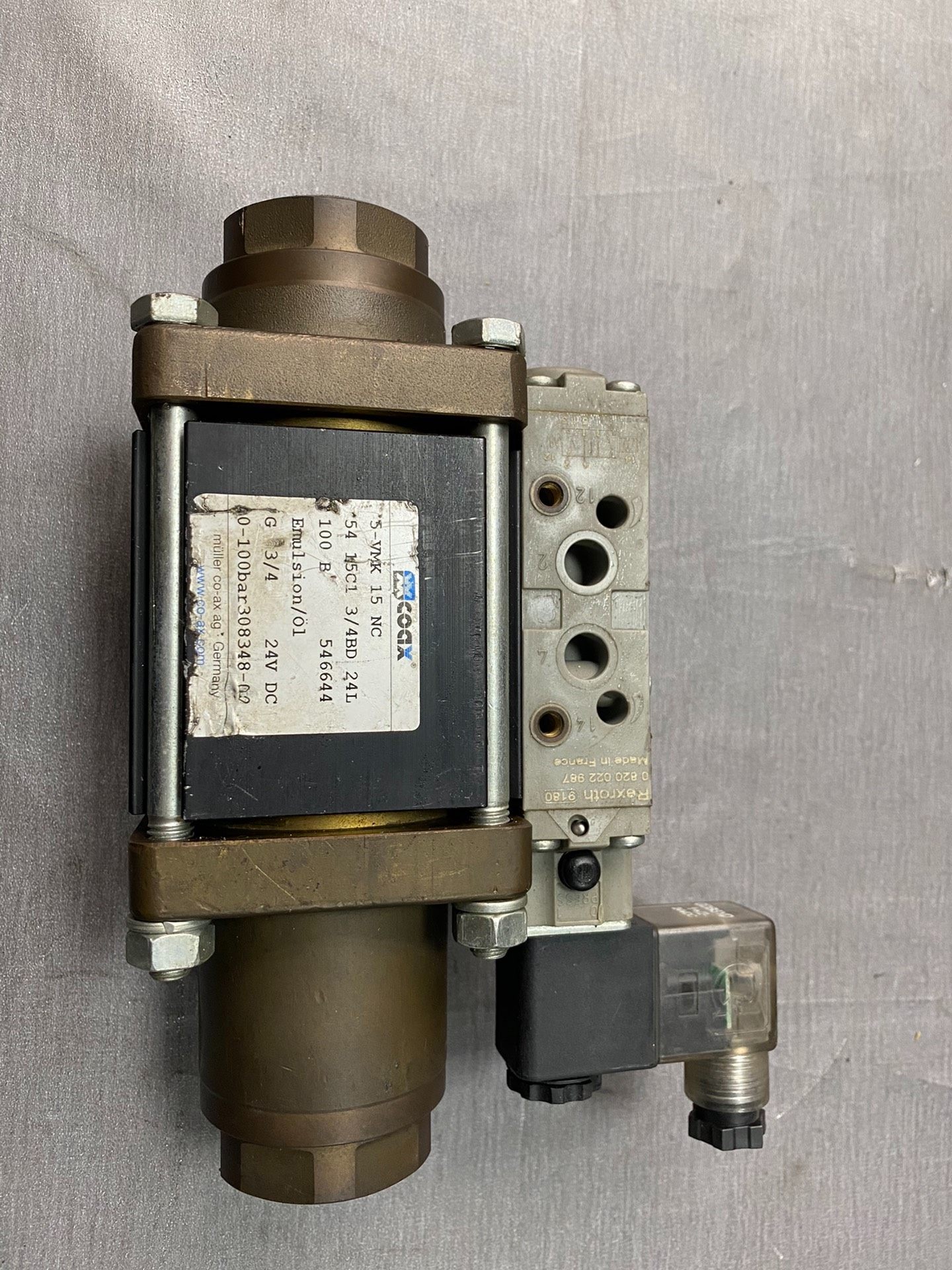 coax电磁阀5-VMK 15 NC 546644充新成色