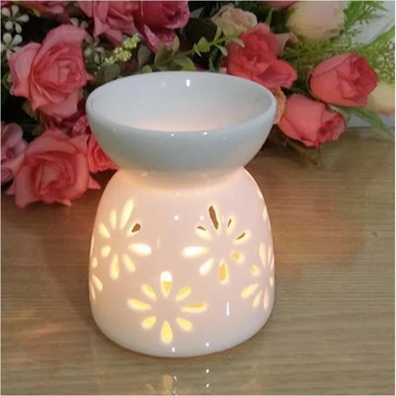 Candle aromatherapy lamp essential oil burner ceramic large