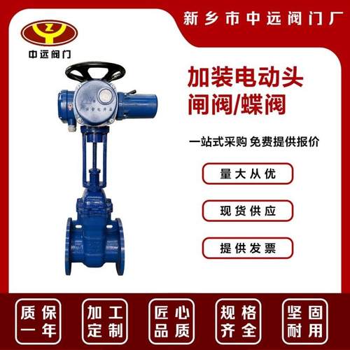 生产阀门厂家 铸铁阀门 定制加装电动头 Z945W/Z941W电动法兰闸阀