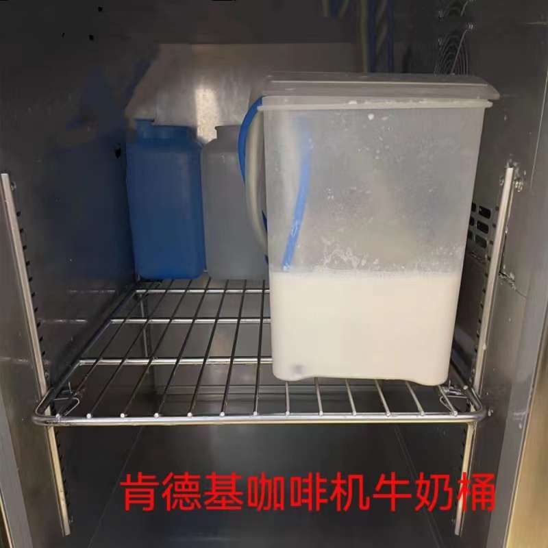 餐厅酒店用咖啡机牛奶盒牛奶冰箱牛奶桶保鲜盒亚克力盖