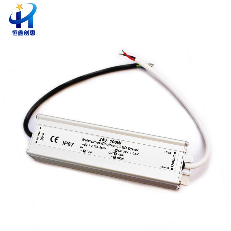 直供IP6724V100W防水开关电源大功率灯条电源户外LED防水灯条电源