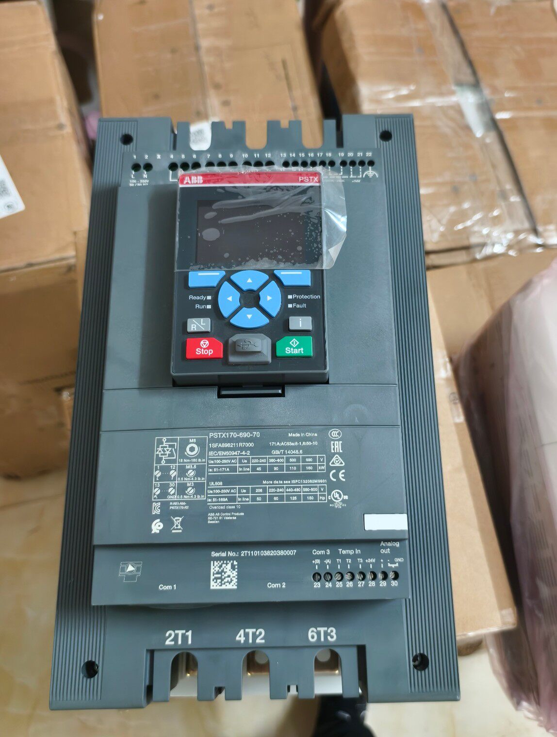 ABB软启动器，PSTX170-690-70，全新原装正品，