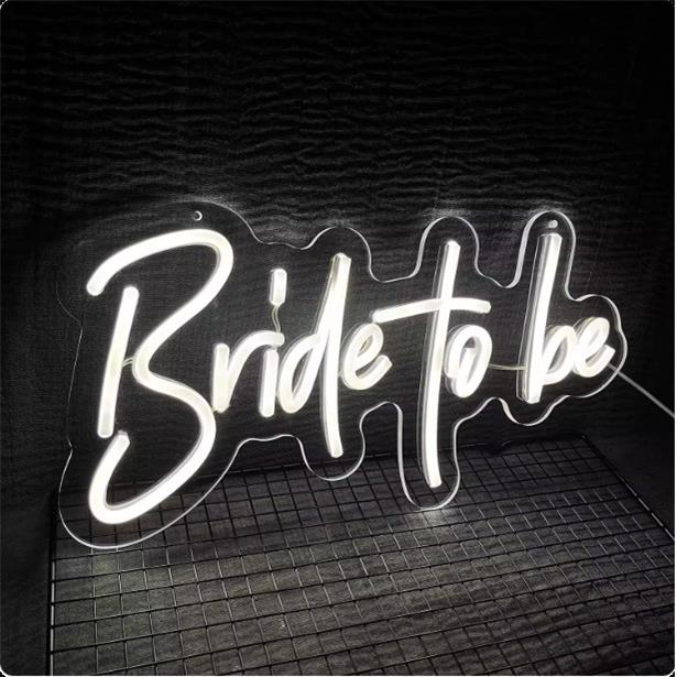 Bride to be霓虹灯发光字招牌婚礼活动英文字母装饰灯外贸灯跨境