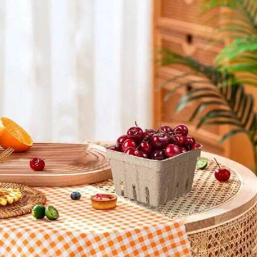 Produce Baskets Farmers Market 30pcs Natural Pulp Fiber