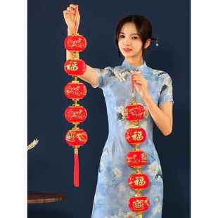 高端大气上档次灯笼2026新款灯笼挂饰户外小红灯笼串春节布置用乔