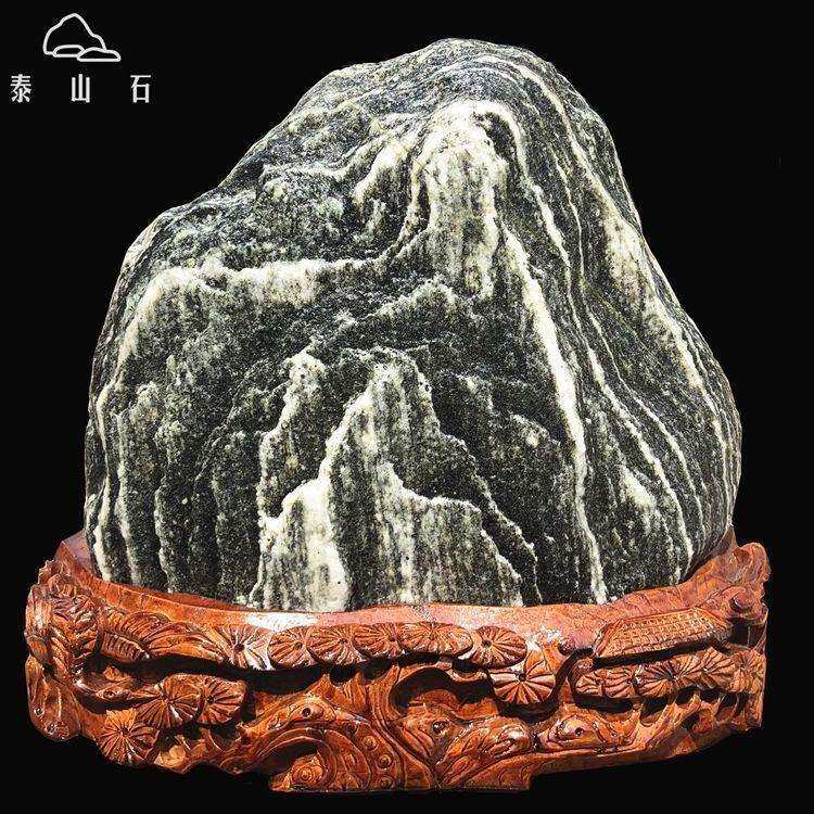 天然泰山石原石敢当补角原石靠山石头奇石办公室客厅装饰摆件