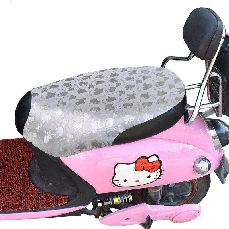 小乌龟电动汽车通用皮革座垫套,防晒防水脚踏乌龟摩托车男女通用