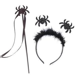 Magic up魔杖 Halloween Spider party dress headband Bat wand
