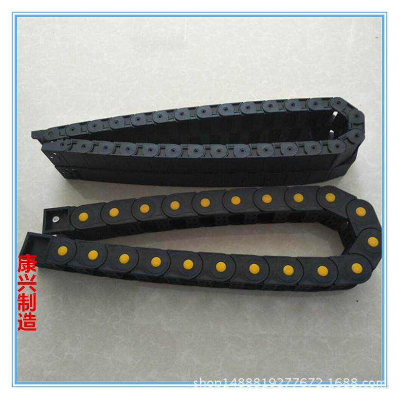 盐山厂家桥式/全封闭塑料拖链抗拉机床电缆穿线拖链尼龙拖链