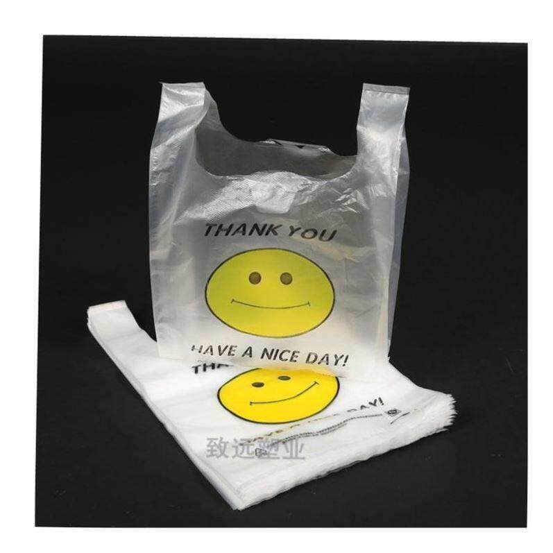 Household transparent plastic bag 100 convenient bags - 实物图