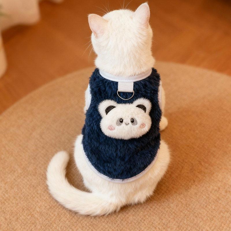 猫咪衣服秋冬装保暖防掉毛马甲宠物布偶无毛德文猫2026新款小衣服