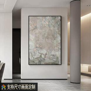 中古风高级感挂画法式覆古客厅装饰画玄关书房茶室办公室壁画定制