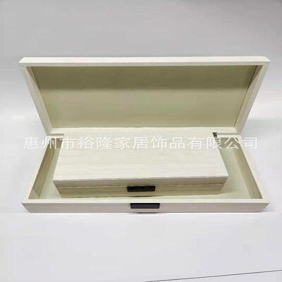现代卧室头床柜妆木质长方形宝石白色木纹收纳储物盒现g88代梳台