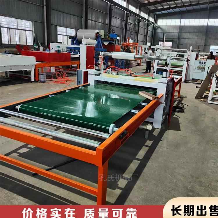 自动覆膜机硅胶辊加热不锈钢板激光膜冷裱压膜机金属表面贴膜机