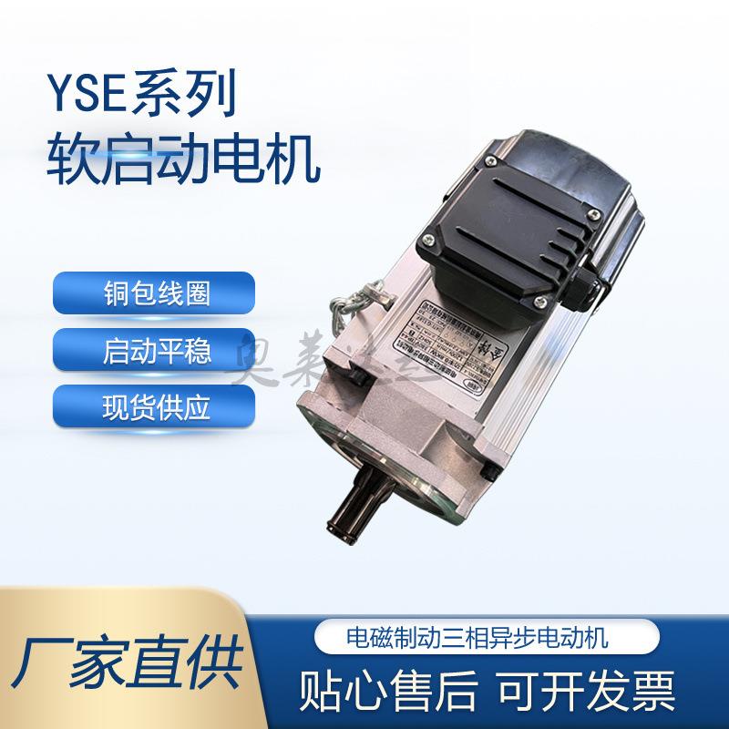 现货供应行车端梁运行电磁制动电机YSE80L-4/0.8KW软启动电机