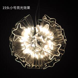 时意大形HQ1210利现代简约装尚设计客厅餐厅商场服店圆球花束玻璃