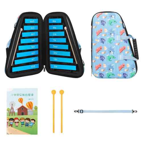 小钟琴16音铝板琴儿童双排手敲琴便携式启蒙打击乐器铝片琴