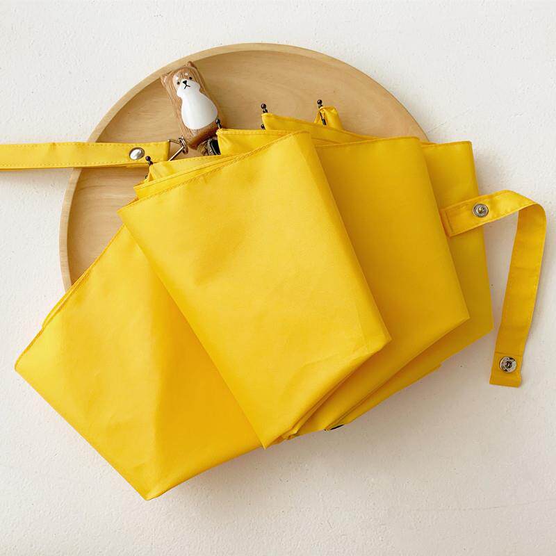 正品柴定色制猫咪犬情侣伞木头手柄日式简纯晴雨伞约抗UV防风雨伞