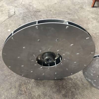 铝镁合金叶轮AYF14-700-5.5W汽轮机油箱风机 排油烟风机专用叶轮