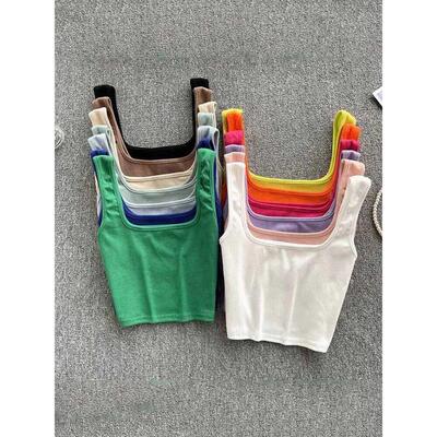 Tank Top Women Sexy Backless Y2k Top Slim Fit Bottoming Blou