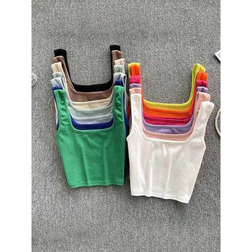 Tank Top Women Sexy Backless Y2k Top Slim Fit Bottoming Blou