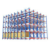 智能穿梭式 货架自动化立体库仓储货架密集工厂云仓物流高位定制