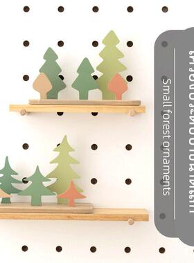 木目iwood 北欧简约小树林木质摆件 创意高级感桌面装饰摆件