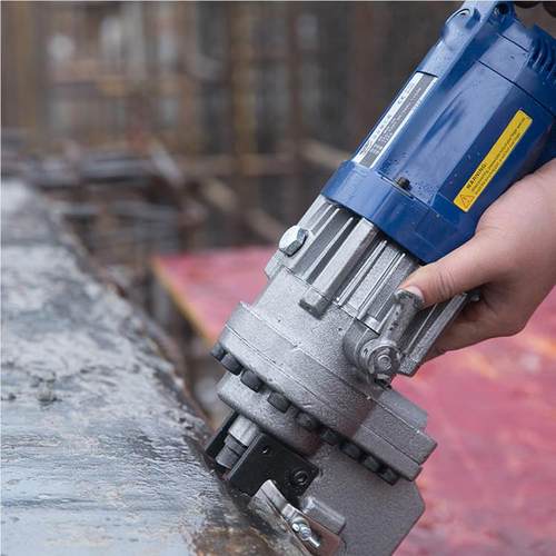 椭圆扁孔一MHP-20字孔钢板冲孔机 6m厚m器铁打孔 便携式电动铜板