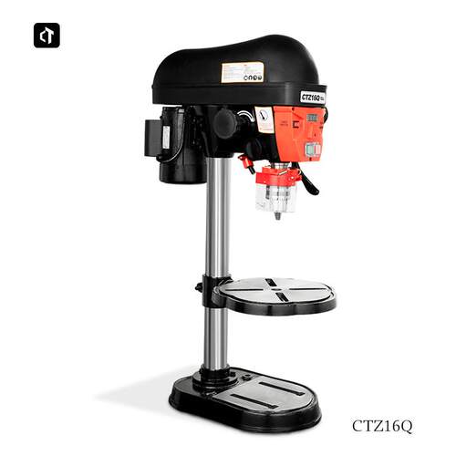 呲铁新品CTZ16Q小台钻激光迷你台钻小型220V钻孔机床家用微型钻床