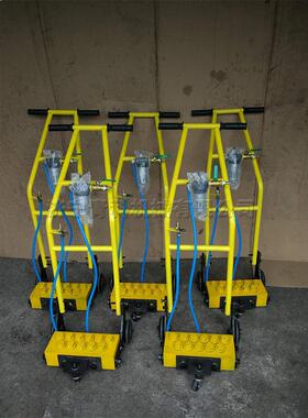 300mm宽气动钢板除锈机 KC-100型甲板打磨机 甲板表面油漆清理机