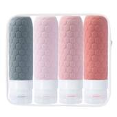 2024款 硅胶瓶化妆品分装 硅胶分装 旅行套装 收纳瓶洗漱 瓶套装 新款