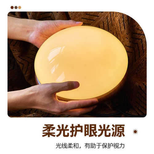 法式中古风小吊灯榛子创意设计奶油风卧室床头灯具餐厅吧台吊线灯
