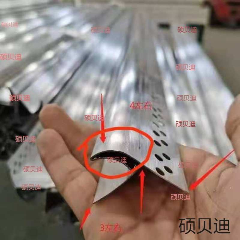铝合金鹰嘴型下檐滴水线条上口檐阳台窗户屋檐防漏滴水防开裂线条
