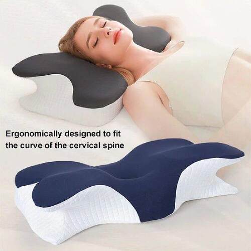 Butterfly Shaped Contoured Support Pillows Slow Rebound