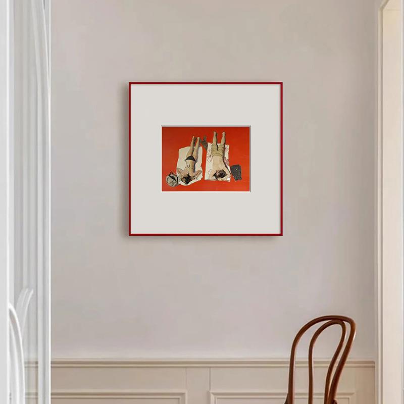沙滩风景现代客厅装饰画卧室床头背景墙挂画小众艺术书房鞋柜壁画