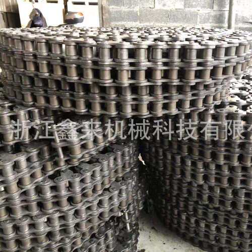 12SB-3-62-31倍速 16A双排侧滚轮链条 10A/12A侧滚轮  侧面带滚轮