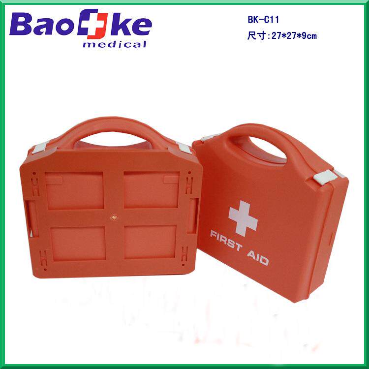 车载急救箱C11应车用急救箱车PP塑料箱汽急箱护理墙急救挂箱C11