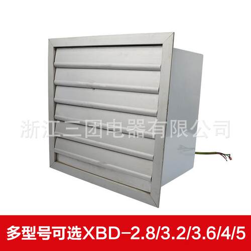 低噪音方形壁式轴流风机 XBD方形边墙风机 DFBZ方形壁式防爆风机